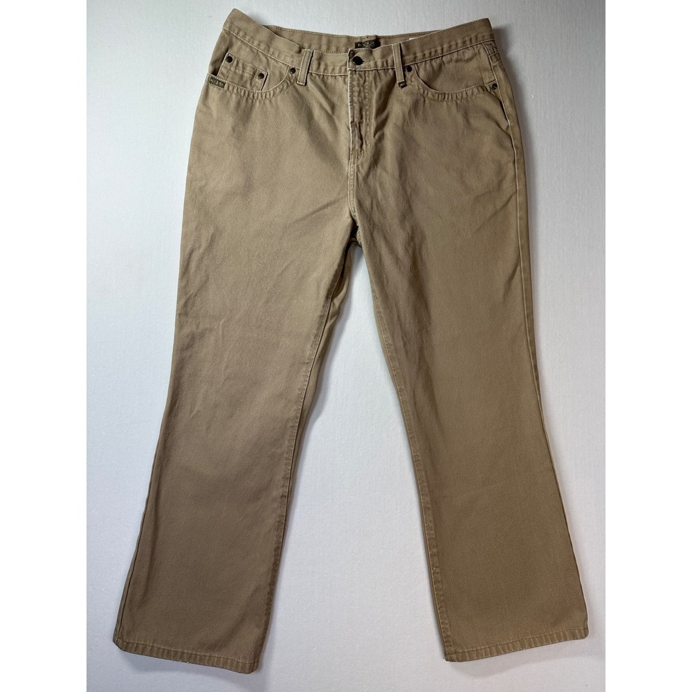Vtg 80s 90s Rockies Bareback Natural Rise Jeans Womens Sz 20 Long Cowgirl‎ Khaki